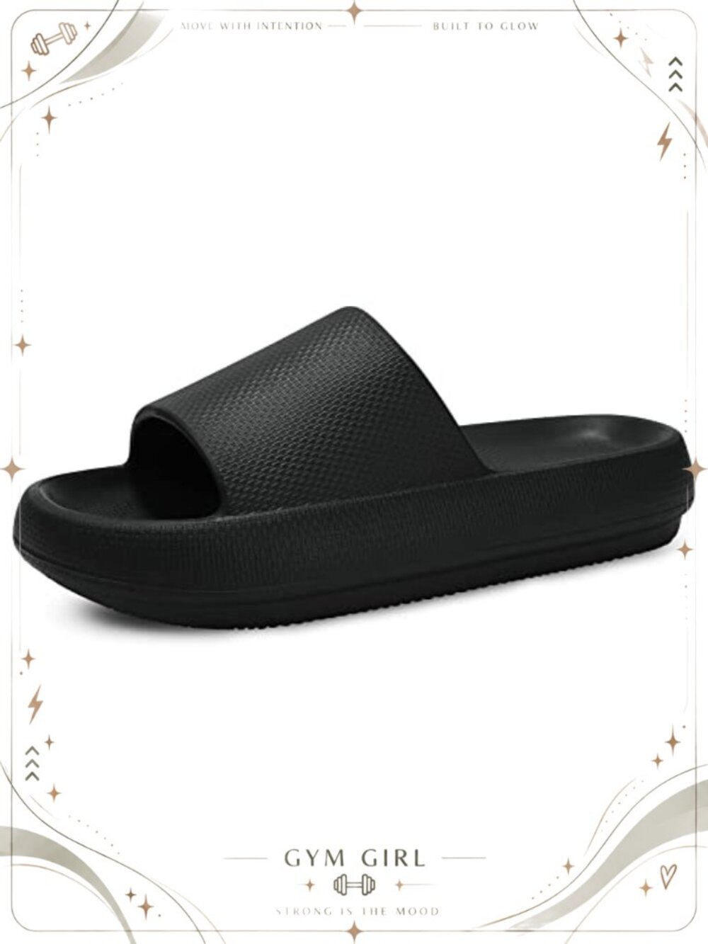 EVA Pillow Slides Non-Slip Shower Slippers Thick Sole Comfortable
